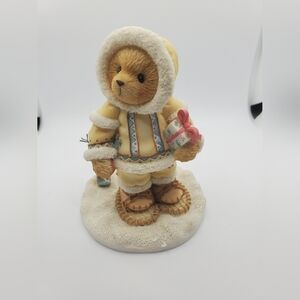 New cherished teddies NED 104179 2002 HOLIDAY NIB *ARTIST SIGNED* AUTOGRAPH BOY